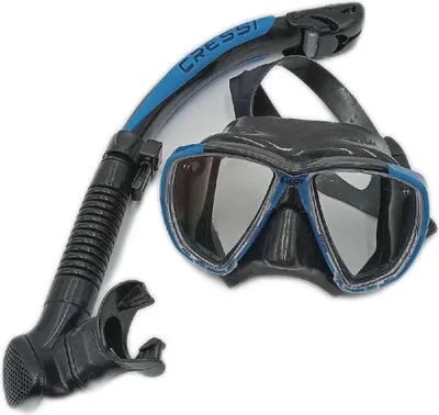 Produktbild von CRESSI Combo Big Eyes+Alpha U.D. BlackAzure Tauchmaske Schwimmerlebnis