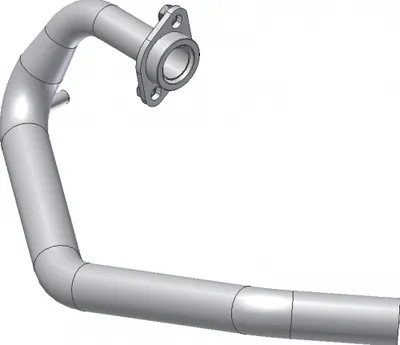 Image de Tuyau de liaison Mivv, catalyseur non homologué, pour Yamaha WR 125 R/X, modèles 2012-2014
