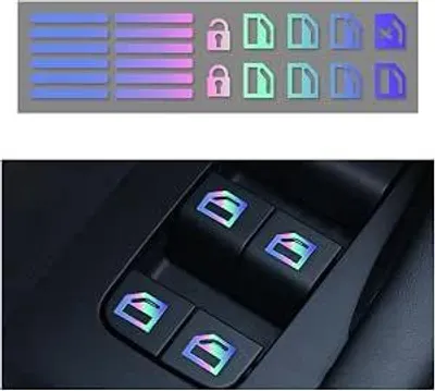 Zdjęcie produktu dla Lichtgevundde Stickers Autoknauf – Selbstklebundde Verpakkingsstickers – Multifunctionele Sticker