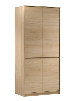 Produktbild von AX LIVING Schlafzimmer Schrank Mormanno S4T – 91 cm, Eiche Cremona