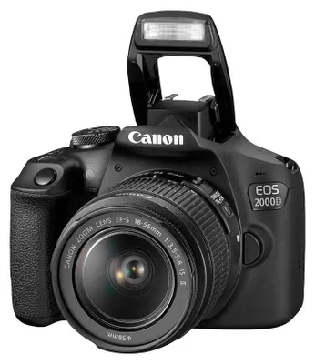 Produktbild von 1A PHOTO PORST »Canon EOS 2000D+EF-S 18-55mm schwarz Set Angebot«