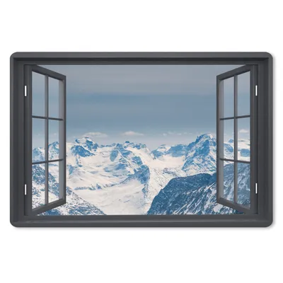 Produktbild von MuchoWow® Mauspad Mousepad Aussicht - Berg - Landschaft 27x18 cm - Mousepads - Maus Mat - Pad - Mausunterlage - Büroartikel - Desk Matten