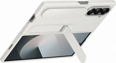 Immagine prodotto di Silicone Grip Case Custodia con Stand Samsung EF-MF956TWEGWW per Galaxy Z Fold 6 Bianco