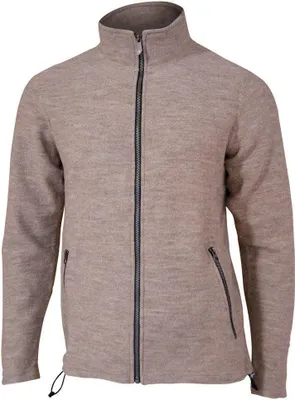 Produktbild von Herren Ivanhoe Strickjacke Bruno aus Wolle - Stone - Beige