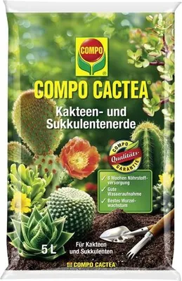 Produktbild von Cactea Kakteenerde Sukkulentenerde Compo 5 L