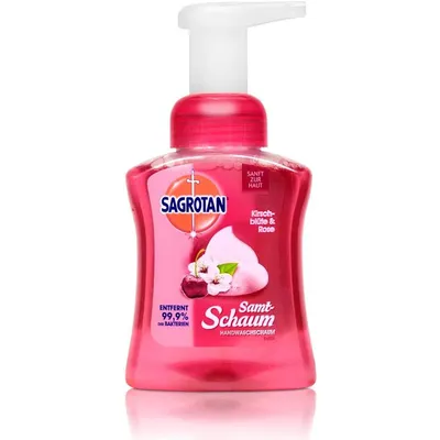 Image de Sagrotan Mousse de velours Fleur de cerisier & Rose 250ml