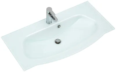 Produktbild von Pelipal Fokus 4005 Glaswaschtisch 92x49.1cm weiß (992.789005)