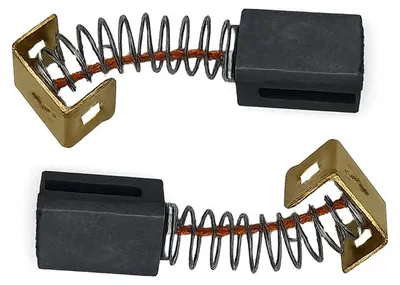 Imagen del producto de 2 cepillos de carbón, barras de carbón para Black & Decker, 6,5 x 8 x 11,5 mm (596071-00)