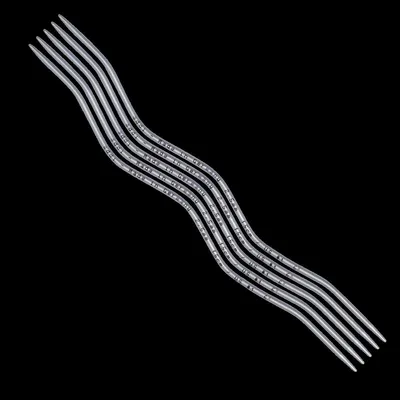 Produktbild von Sparpaket 3 Sets (2,0 mm 2,5 mm und 3.0 mm) Addi CrasySnake Strumpfstricknadeln 15 cm, Aluminium Nadelspiel zum Socken stricken