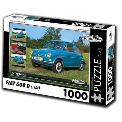 Obrázok produktu pre Puzzle č. 49 - FIAT 600 D (1964) 1000 dielikov