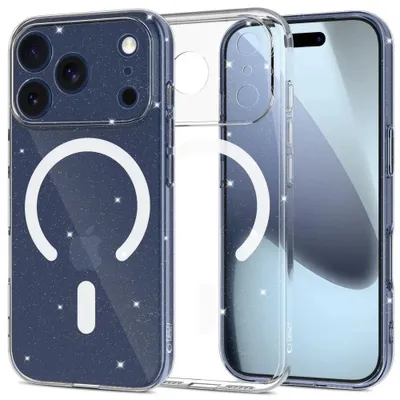 Produktbild von Tech-Protect 5906302319565, Cover, Apple, iPhone 17 Pro Max, 17,5 cm (6.9"), Transparent