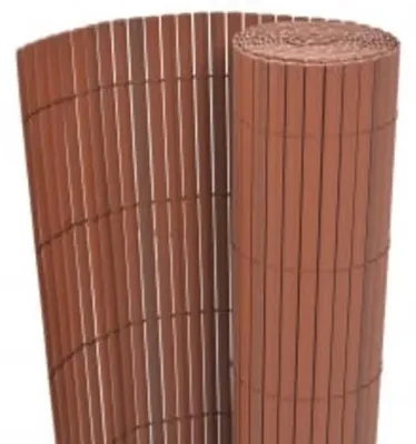 Obrázek produktu pro Zahradní plot oboustranný 90 x 400 cm, hnědý