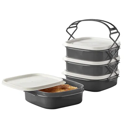Productafbeelding van Herzberg lunchbox met vier compartimenten