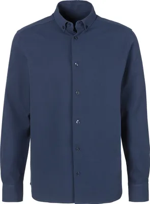 Produktbild von H.I.S. Langarmhemd Regular Fit dunkelblau Größe XL