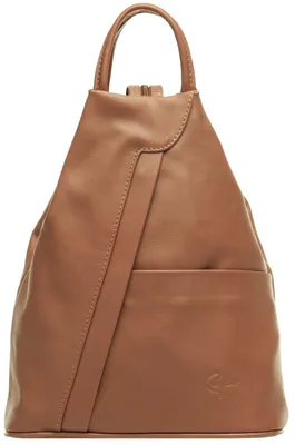 Produktbild von Caspar 2in1 Leder Rucksack Schultertasche Sportlich Elegante Damen Handtasche - SIGNATURE LINE - Modell No.782 -  Italy