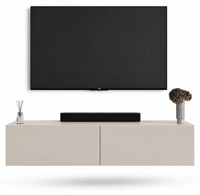 Produktbild von WEST TV-Lowboard 140 cm, wandhängend, mit Stauraum, Kaschmir