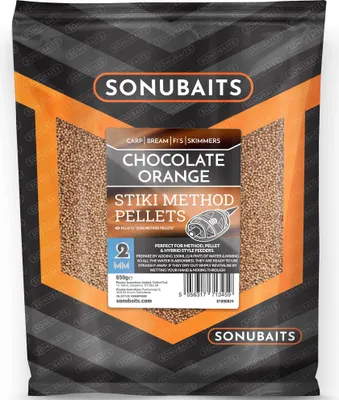 Produktbild von Sonubaits Stiki Method Pellet Chocolate Orange - 2mm