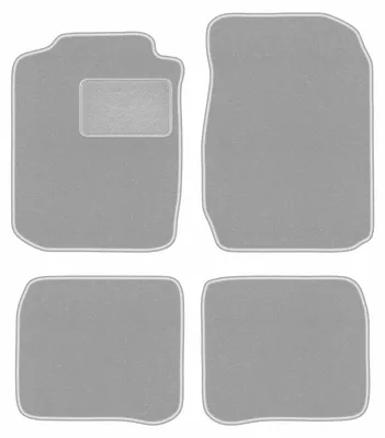 Image de Tapis de sol en moquette gris pour Toyota Corolla E11 1997-2001 4 pièces