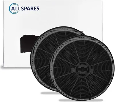 Produktbild von AllSpares Aktivkohlefilter (x2) für Dunstabzugshauben geeignet für Respekta MIZ