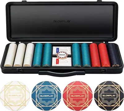 Imagen del producto de Conjunto de fichas de cerámica Nash para póker, 10 gramos/39 mm, para Texas Hold'em