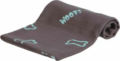 Obrázek produktu pro Deka pro psy BEANY šedá a modré kostičky 100x70cm TR