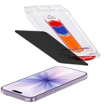 Produktbild von Accezz Sichtschutz-Schutzglas mit Applikator iPhone 17