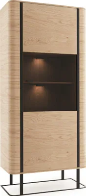 Image de Vitrine Armoire à dossiers Armoire Vitrines Bureau Séjour Armoire haute Étagère GRW12