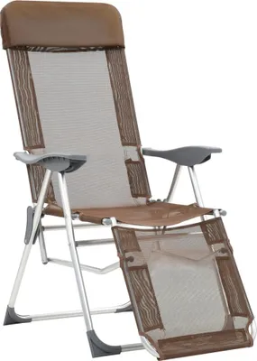 Produktbild von VidaXL 360148, Terrasse, Aluminium, Textil, Braun, 110 kg, 780 mm, 580 mm