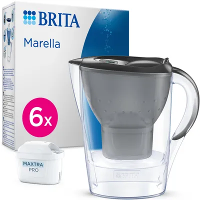 Obrázek produktu pro Brita Marella, Filtrovací konvice, 1,4 l, Grafit, Průhledná