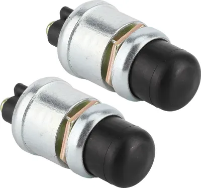 Obrázek produktu pro 2 kusy spínačů pro startování motoru s klaksonem, typ SPST, tlačítkový spínač, vodotěsný, 50A, 12V, pro automobily a lodě