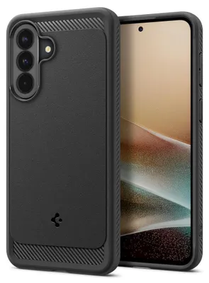 Produktbild von Spigen Rugged Armor, Cover, Samsung, Galaxy A37 5G, 17 cm (6.7"), Schwarz