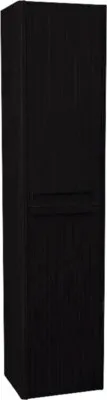 Obrázek produktu pro Koupelnová skříňka vysoká Devo Gloria 2.0 černá 40 x 172 x 33 cm GL2-S2DKPR40-2-F97