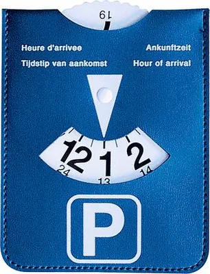 Obrázok produktu pre kangaro K-0035D220 Parkovacie hodiny Kangaro, 24-hodinová stupnica, modré