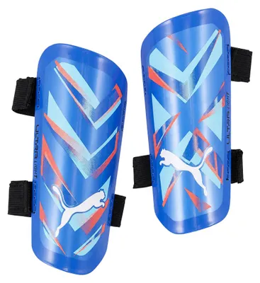 Imagen del producto de Protectores de tibia Puma Ultra Light Strap, color azul, talla XS
