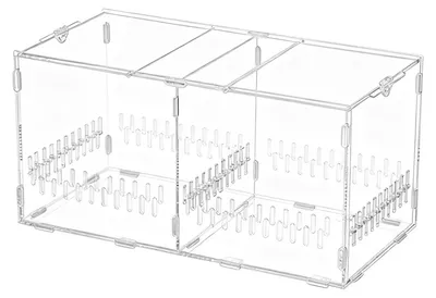 Imagen del producto de Terrario de acrílico transparente para arañas