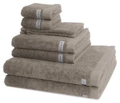 Produktbild von Ross Sinfonie 2 X Wasch- 2 X Gäste- 2 X Dusch- 2 X Handtuch im Set Walkfrottee aus reiner Baumwolle 500 g/m², Hohe Saugkraft und flauschig weicher Griff, Gewebte Bordüre für elegante Optik