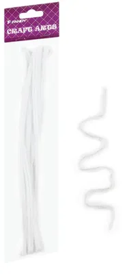Immagine prodotto di Druciki creativi, colore bianco, confezione da 15 pezzi, marca FANDY