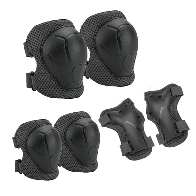 Imagen del producto de Protectores para rodillas y codos para patinaje infantil, color