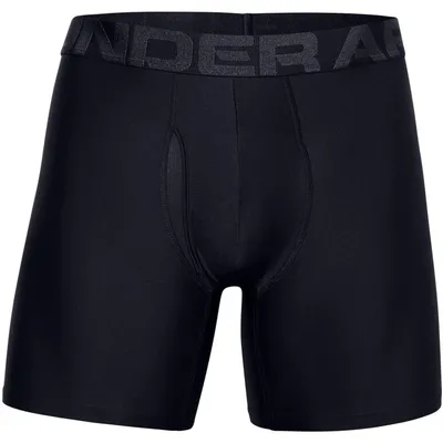 Produktbild von Under Armour Tech Herren Boxerjock, 15,2 cm, 2er-Pack, schwarz/schwarz, XS