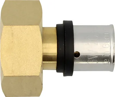 Produktbild von Pressfitting Verschraubung Übergang 20x2 mm 1 Zoll IG TH Kontur