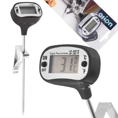 Produktbild von Orion Fleischthermometer Bratenthermometer Küchenthermometer elektronisch mit Sonde und Spieß 17 cm