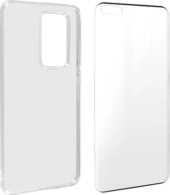 Produktbild von Avizar, 360° Schutz-Set: Hülle und Displayschutzfolie für Huawei P40 Pro, Schwarz