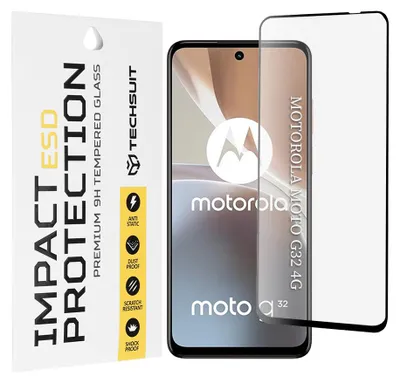 Obrázok produktu pre Techsuit – ESD ochranné tvrdené sklo na Motorola Moto G32 – čierne