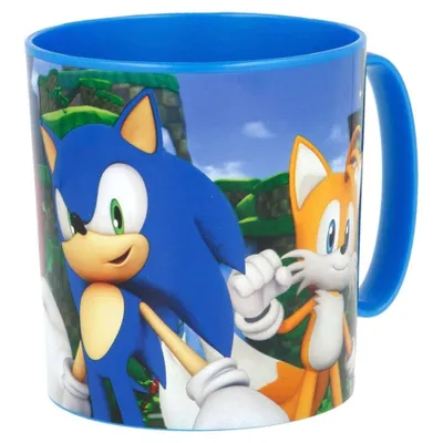 Image de Sonic the Hedgehog Tasse en plastique Tasse 390ml pour enfants