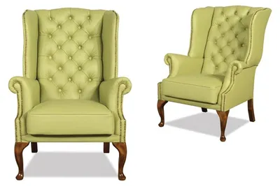 Obrázok produktu pre Chesterfield Ohrensessel Sessel Queen Antik Look Couch Polster Fernseh Möbel