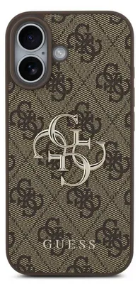 Produktbild von Guess 4G Big Logo Hülle für iPhone 17 - Braun