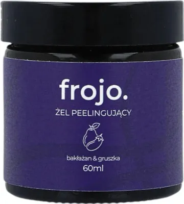 Produktbild von Frojo - Gesichtspeeling-Gel, Aubergine-Birne, 60 ml