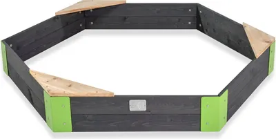Produktbild von EXIT Aksent Holzsandkasten sechseckig 160x140cm