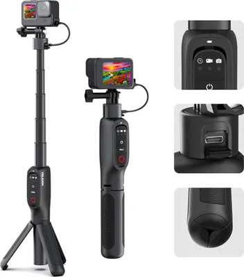 Zdjęcie produktu dla TELESIN Telesin tripod/selfie holder with Hero 13/12/11/10/9/MAX remote control