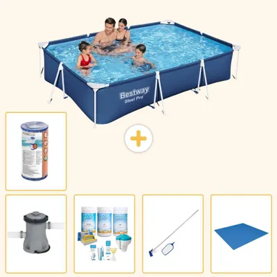 Produktbild von Bestway Steel Pro Rechteckig - 300x201x66 cm - 6-teilig S22088